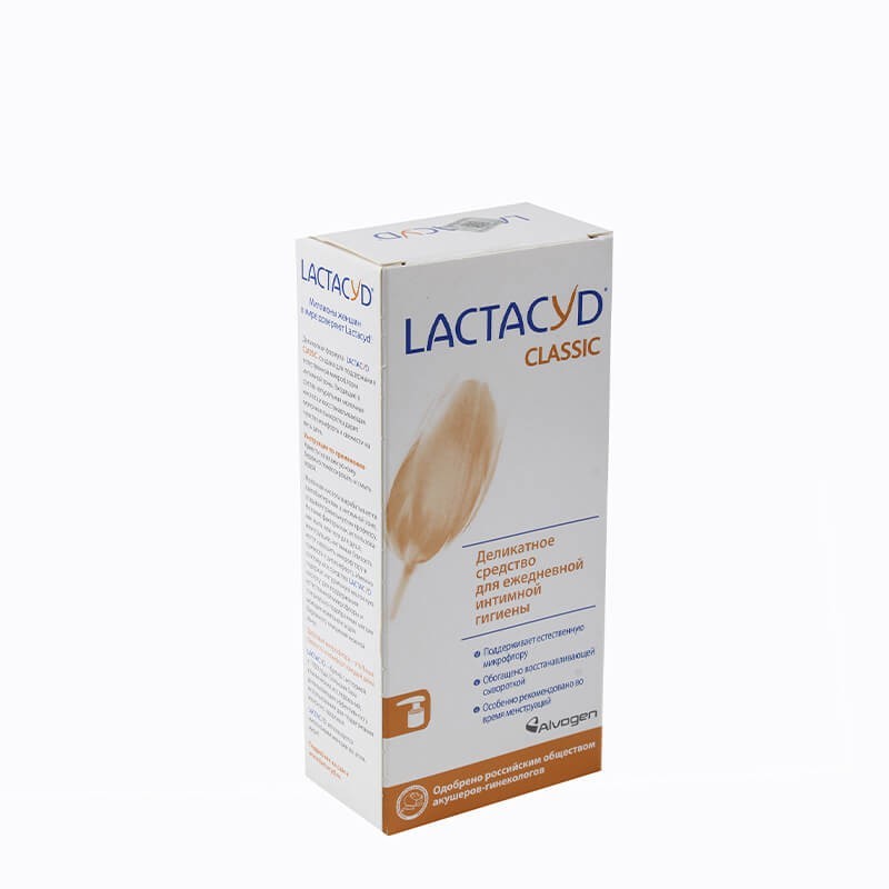 Women's health, Засіб для інтимної гігієни «Lactacyd» Classic 200 мл, Ռուսաստան