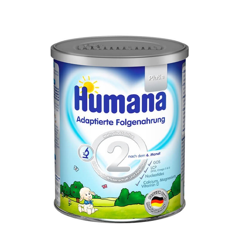 Milk mixtures, Milk mixture «Humana» Platin 2/  350g, Գերմանիա