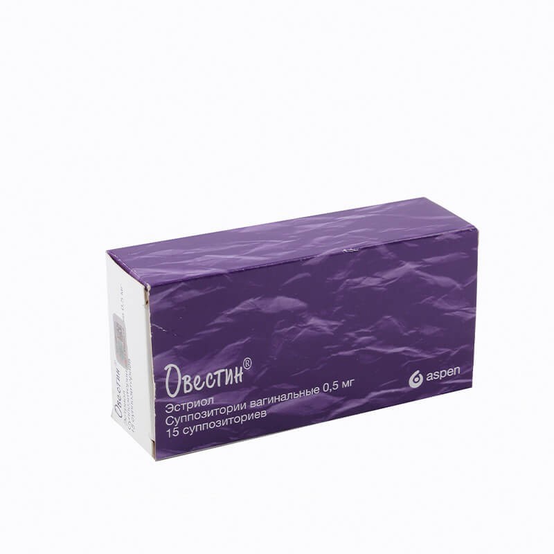 Women's health, Suppositories «Ovestin» 0.5 mg, Ֆրանսիա