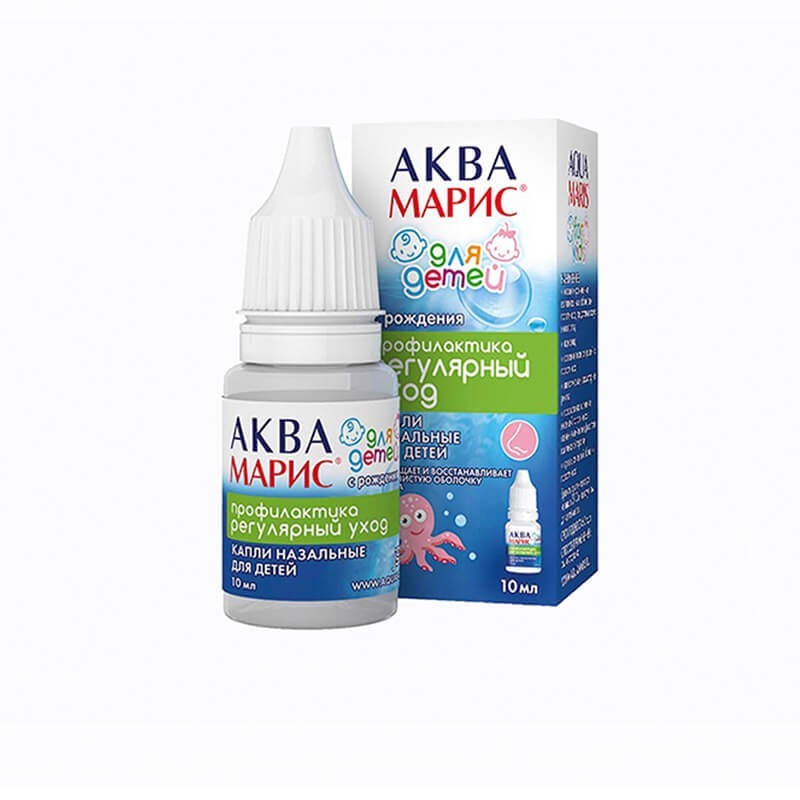 Nose throat ea, Children's drops «Akva Maris» 10 ml, Խորվաթիա