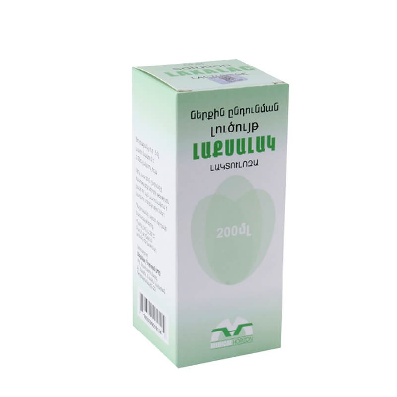 Medicines of the gastrointestinal system, Syrup «Laksalak» 200 ml, Հայաստան