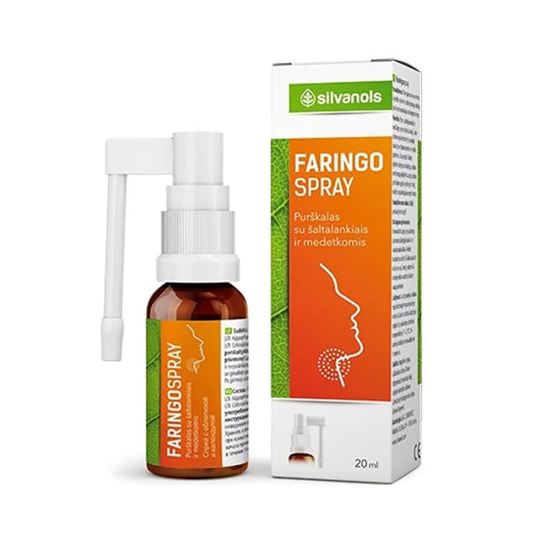 Nose throat ea, Spray «Faringo» 20ml, Լատվիա