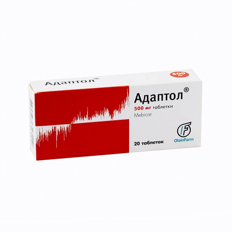 Drugs affecting the CNS, Pils «Adaptol» 500mg, Լատվիա