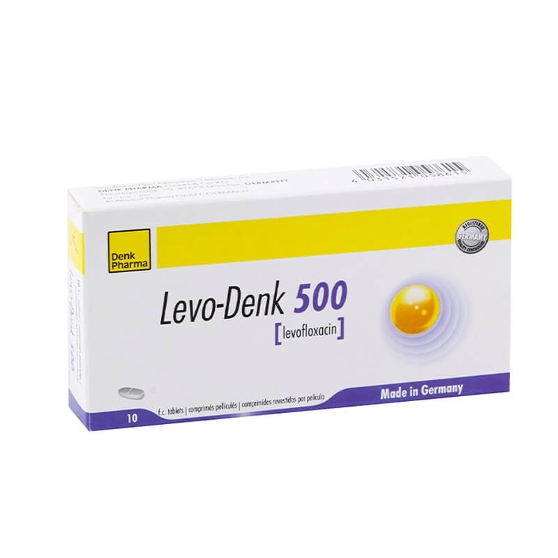 Antibiotic drugs, Tablets «Levo-Denk» 500 mg, Գերմանիա