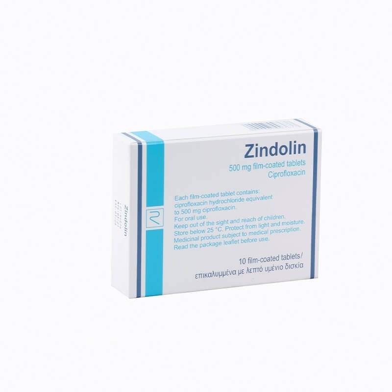 Antibiotic drugs, Tablets «Zindolin» 500 mg, Կիպրոս