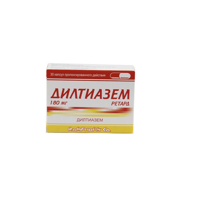 Medicines of the cardiovascular system, Capsules «Diltiazem» 180 mg, Ռումինիա