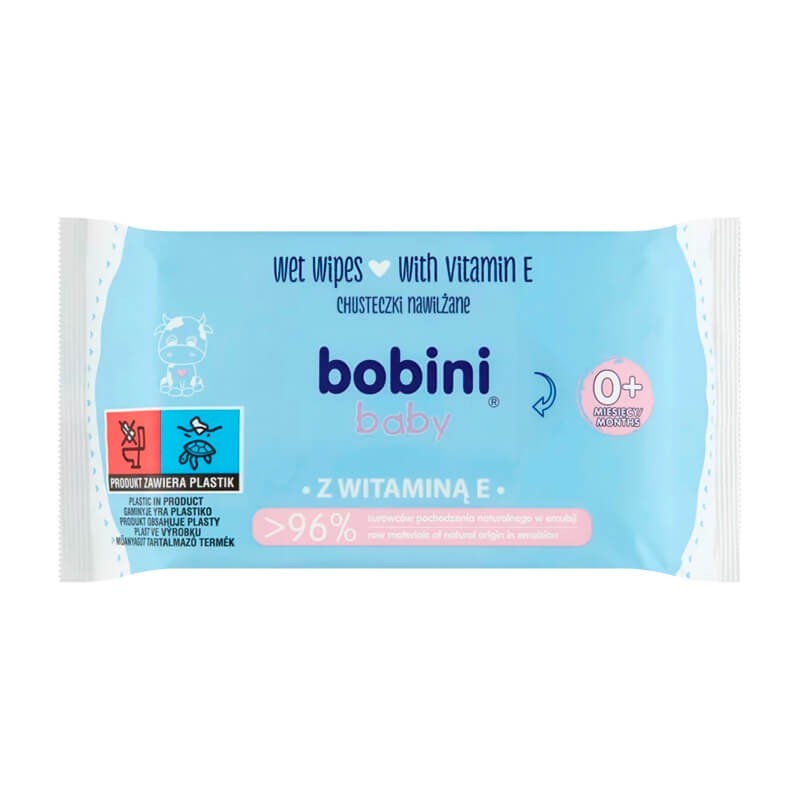 Wet wipe, Wet wipes "Bobini" / 60 pcs, Լեհաստան