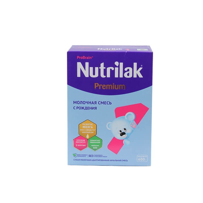 Milk mixtures, Milk mixture «Nutrilak» Premium / 2 / 600g, Ռուսաստան