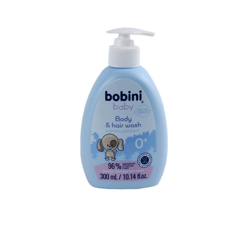 Shampoo / Bath gel, Hypoallergenic shampoo/shower gel «Bobini» 300 ml, Լեհաստան