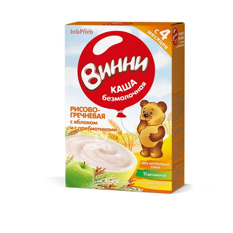 Porridges, Baby porridge «Винни» 200g, Ռուսաստան