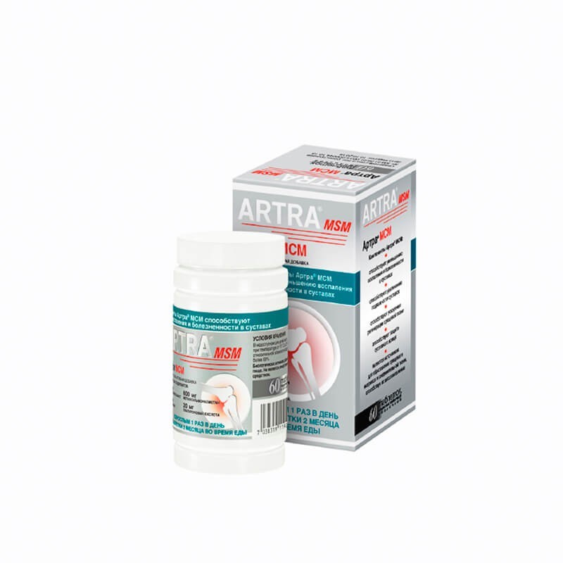 Stimulators of cartilaginous tissues, Tablets «Artra» 500 mg, ԱՄՆ