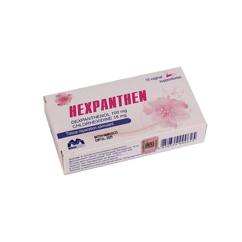 Women's health, Candles «Hexpantehen» 16mg / 100mg, Հայաստան