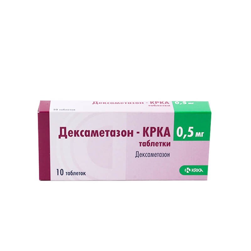 Corticosteroid drugs, Tablets «Dexamethasone-КРКА» 0.5 mg, Սլովենիա