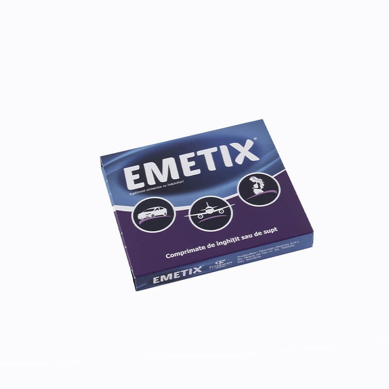 Medicines of the gastrointestinal system, Pills «Emetix», Ռումինիա