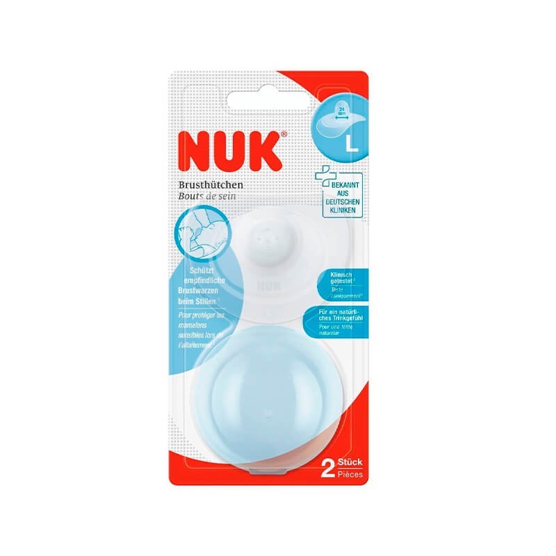 Nuk feeding double papilla L with case 