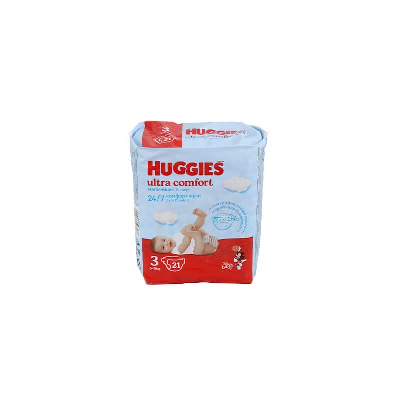 Подгузники, Мальчик Huggies N3, Չեխիա