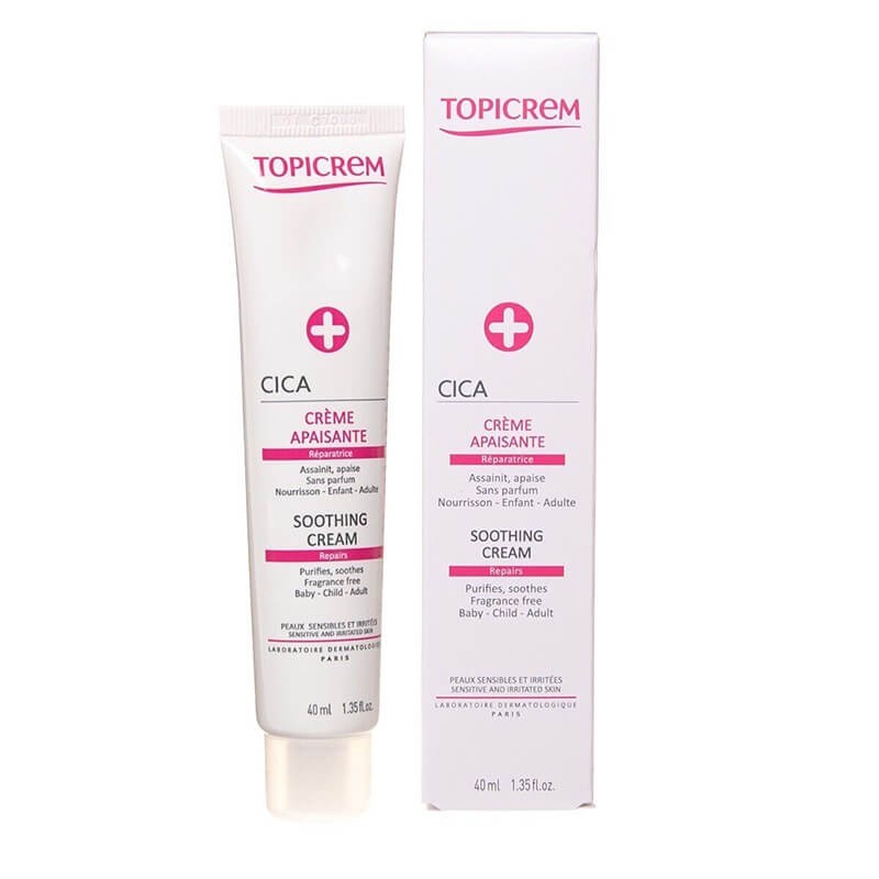 Face and body care, Regenerating body cream with zinc «Topicrem» 40 ml, Ֆրանսիա