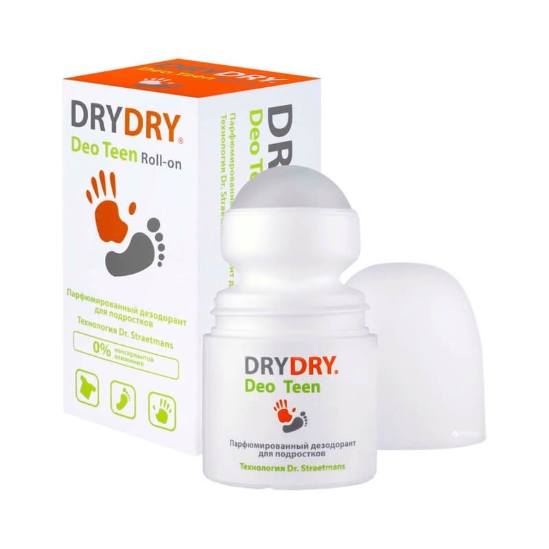Դեմքի և մարմնի խնամք, Հոտազերծիչ մարմնի «Dry Dry» Deo Teen 50մլ, Շվեդիա