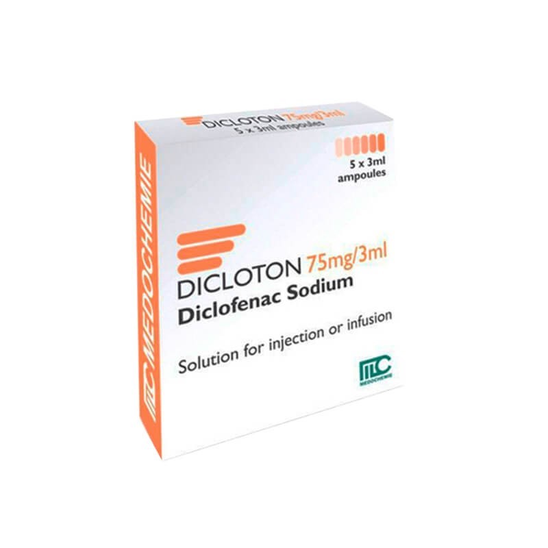 Vials, Solution for injection «Dicloton» 3ml, Կիպրոս