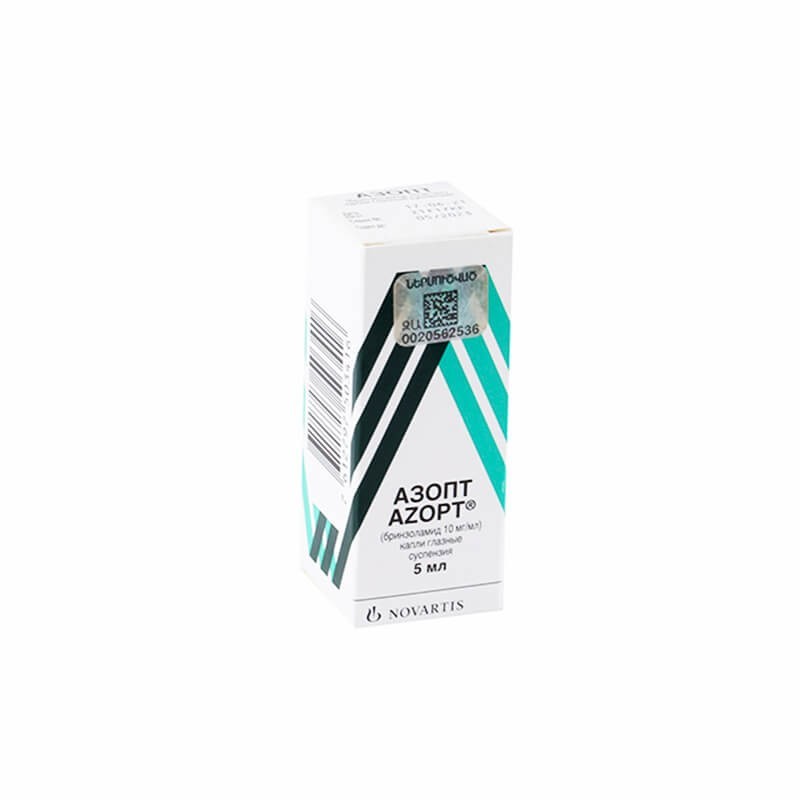 Eye drops, Eye drops «Azopt» 5ml, Բելգիա