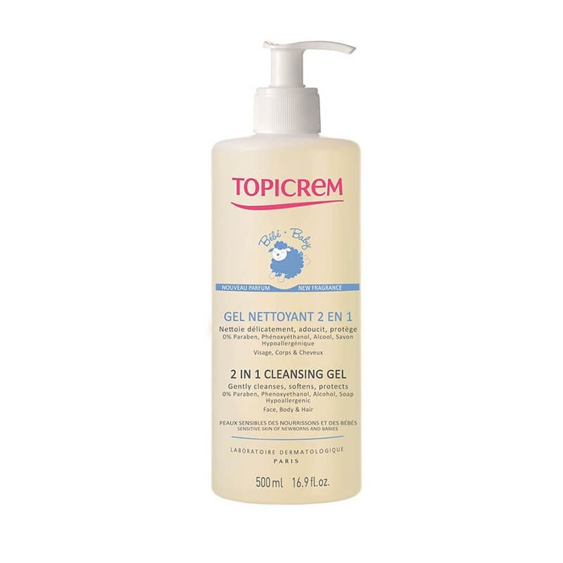 Shampoo / Bath gel, Bath gel «Topicrem» 500 ml, Ֆրանսիա