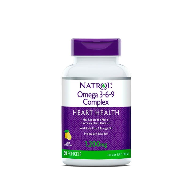 Omega-3 fatty acids, Capsules «Natrol Omega 3-6-9» 1200 mg, ԱՄՆ