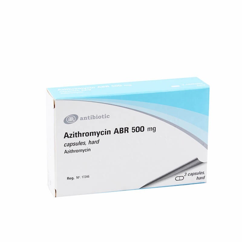 Antibiotic drugs, Capsules «Azithromycin» ABR 500mg, Բուլղարիա