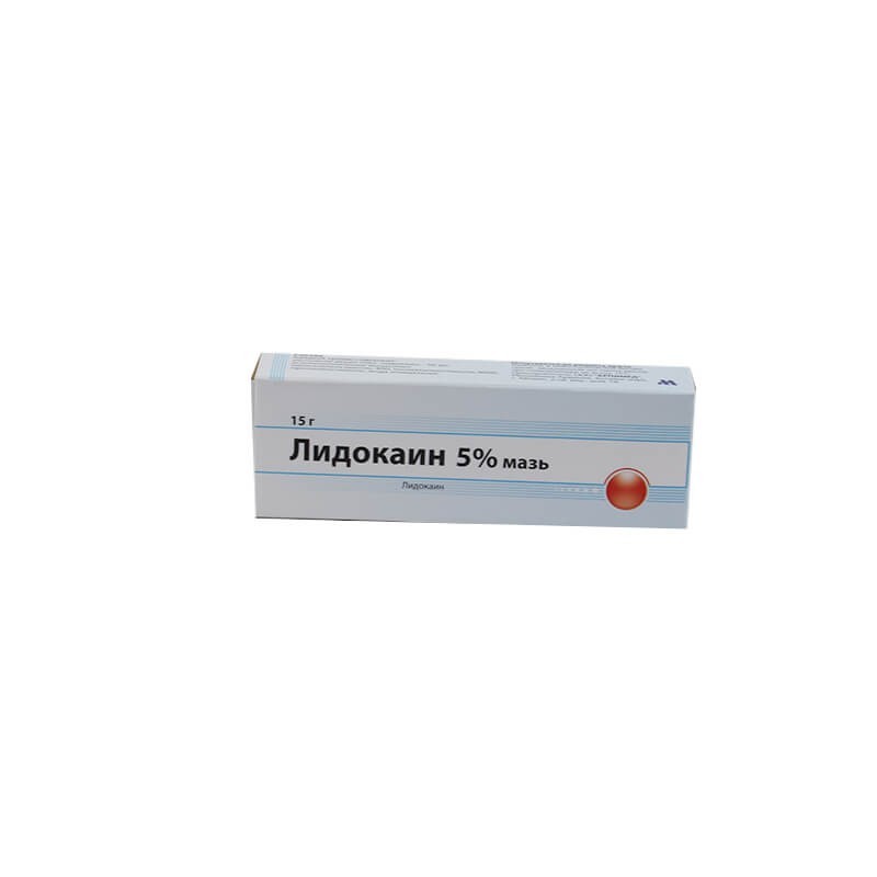 Medicines of local effect, Ointment «Lidocaine» 15ml / 5% , Հայաստան