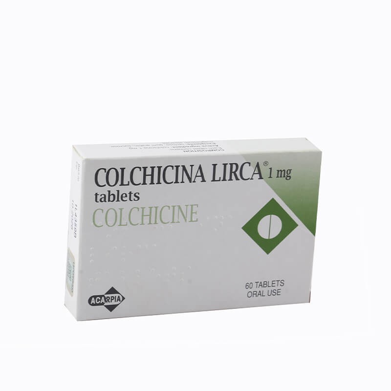 Antigout drugs, Tablets «Colchicina Lirca» 1mg, Իտալիա