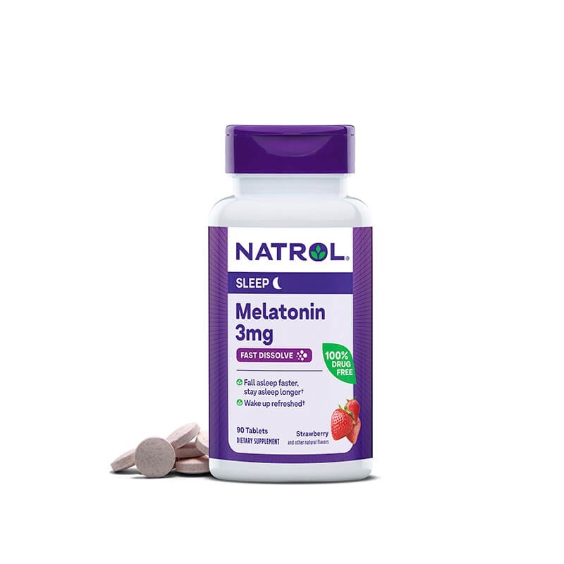 Bioactive supplements, Natrol Melatonin sublingual tablets 3mg N90, ԱՄՆ