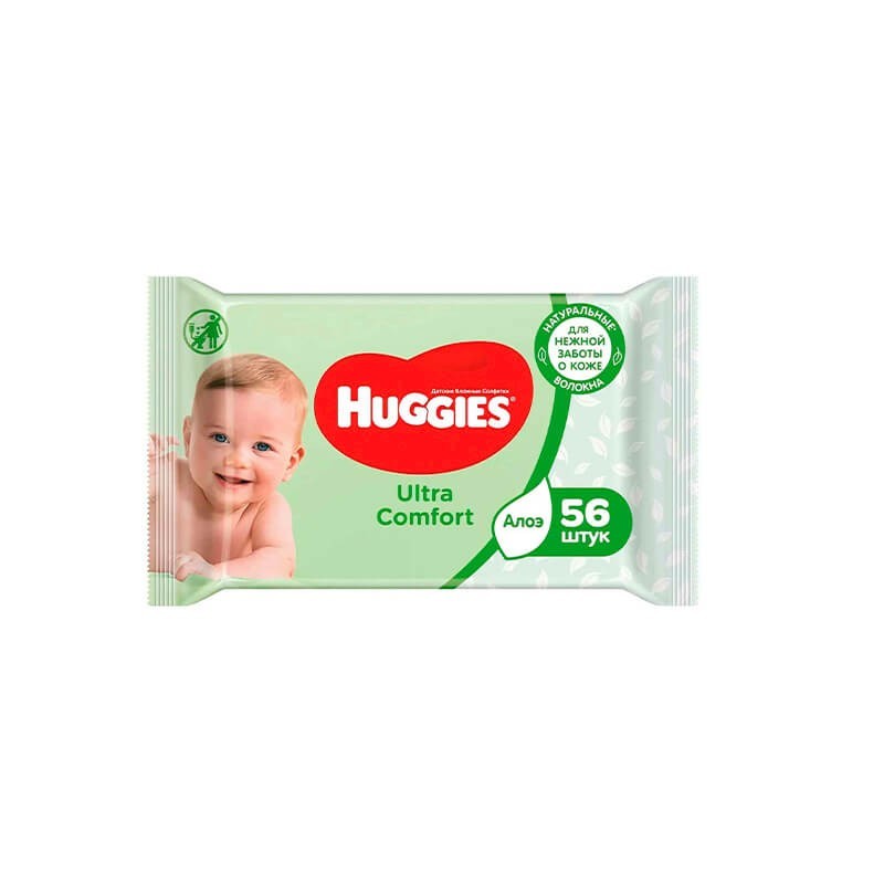 Влажная салфетка, Влажные салфетки «Huggies» Ультра Комфорт, Մեծ Բրիտանիա