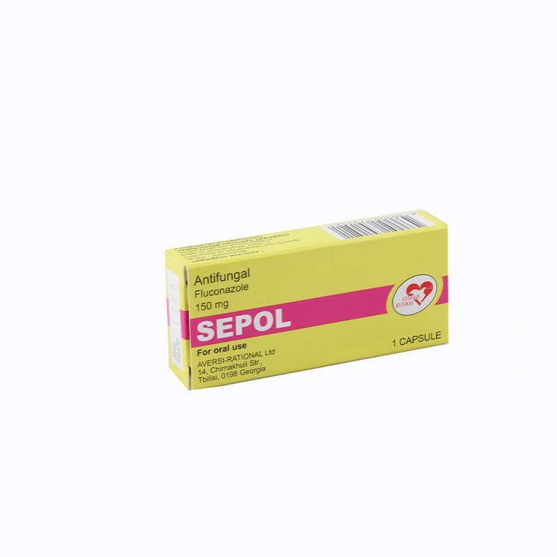 Antifungal drugs, Pill «Сепол» 150mg, Վրաստան