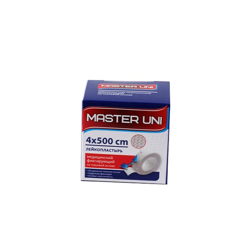 Medical plaster, Adhesive tape fabric «Master Uni» 4x500cm, Ռուսաստան