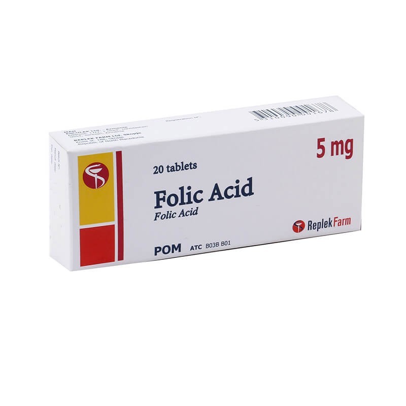 Vitamins and minerals, Pills «Folic acid» 5 mg, Մակեդոնիա