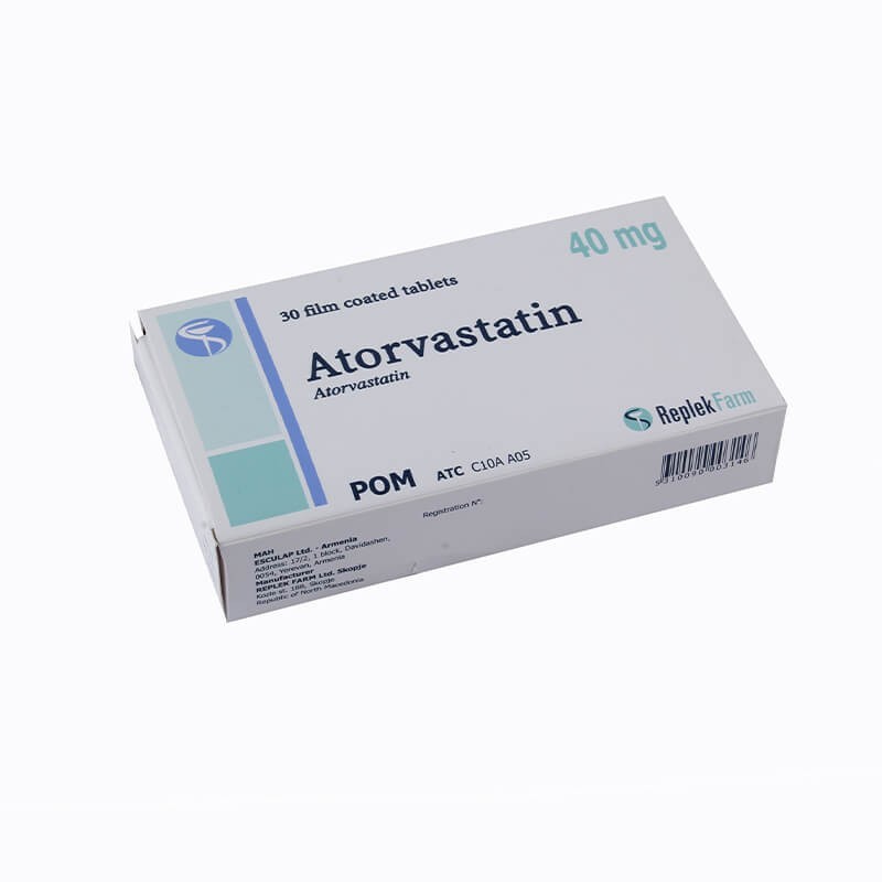 Anticholesterol drugs, Pils «Atorvastin» 40մգ , Մակեդոնիա