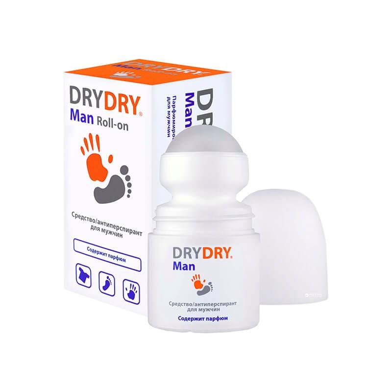 Face and body care, Body antiperspirant «Dry Dry» Man 35ml, Շվեդիա