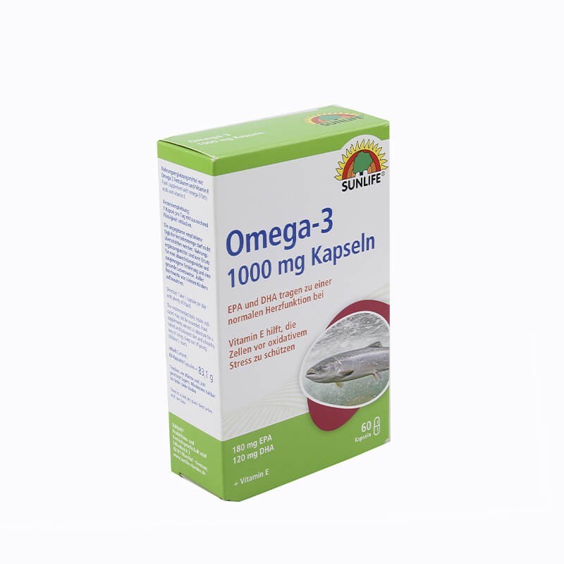 Օմեգա-3 ճարպաթթուներ, Դեղապատիճներ «Sunlife Omega-3» 1000մգ, Գերմանիա