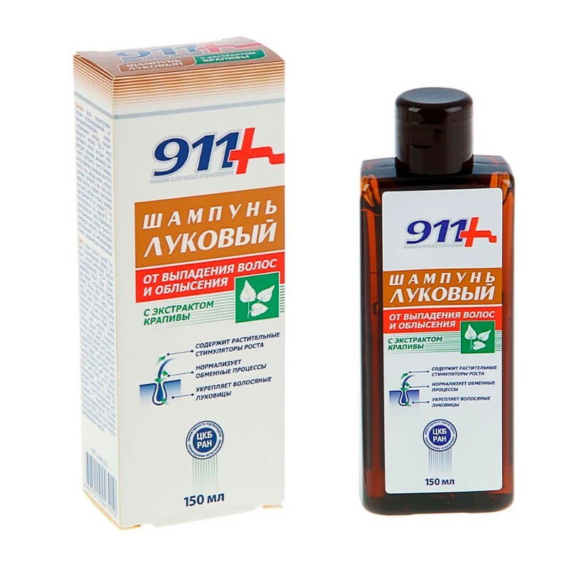 Hair Care, Shampoo against hair loss «911» 150 ml, Ռուսաստան