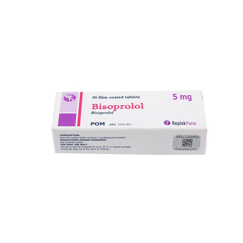 Medicines of the cardiovascular system, Tablets «Bisoprolol» 5 mg, Մակեդոնիա