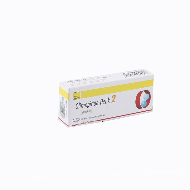 Antidiabetic drugs, Pils «Glimepiride Denk» 2mg, Գերմանիա