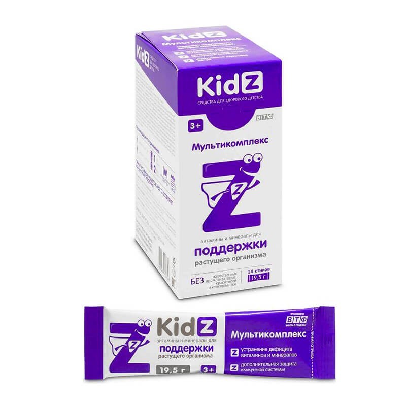 Vitamins and minerals, Multivitamin syrup «Kidz», Ռուսաստան