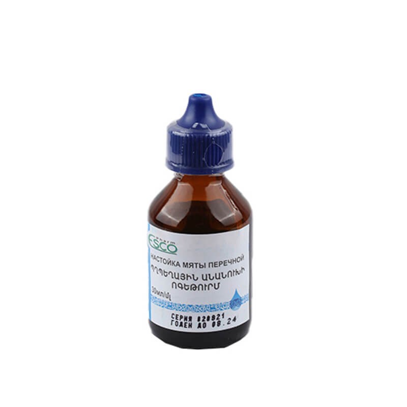 Sedative drugs, Mint spirit «Esco» 30 ml, Հայաստան