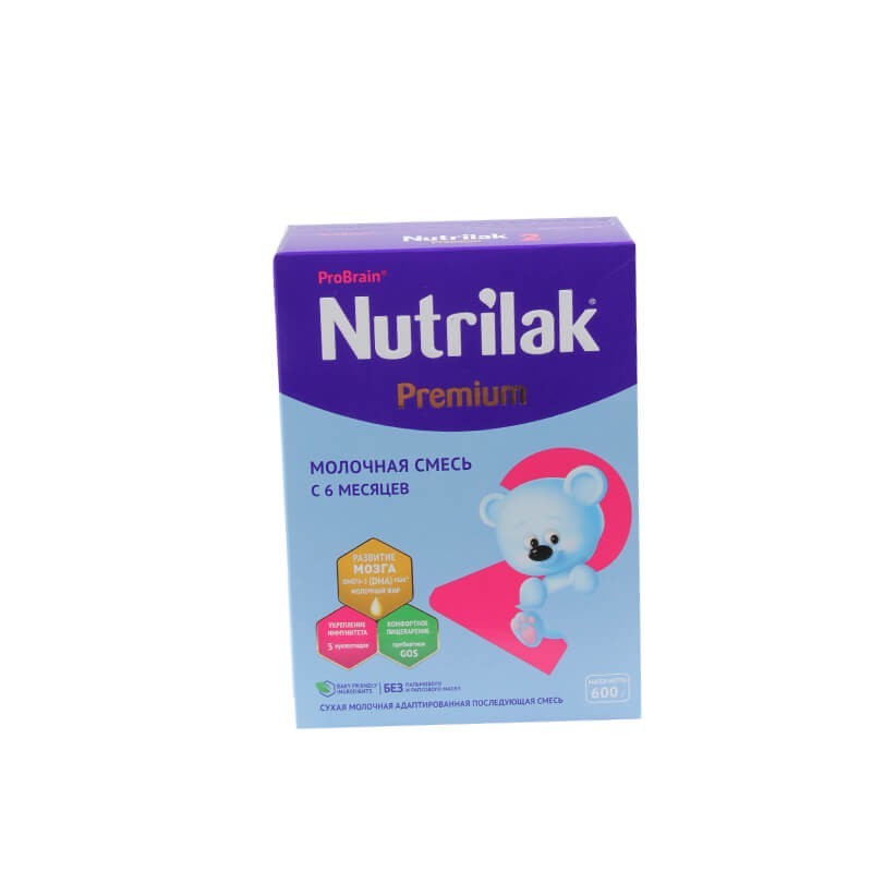 Milk mixtures, Milk mixture «Nutrilak» Premium / 1 / 600g, Ռուսաստան