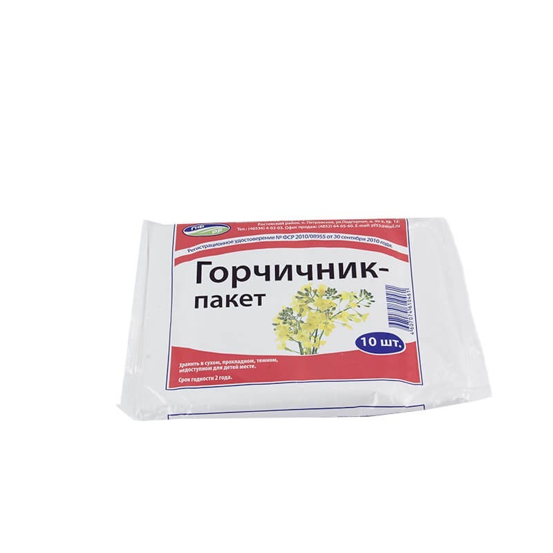 Medicines of local effect, Mustard packets «PF» , Ռուսաստան