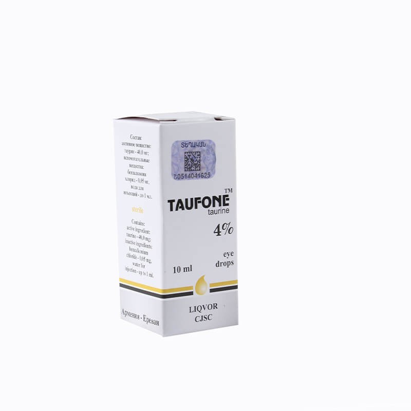 Eye drops, Eye drops «Taufone» 10ml / 4%, Հայաստան