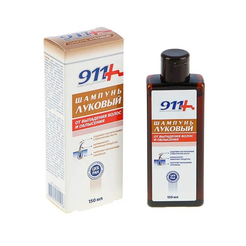 Hair Care, Hair loss shampoo «911» 150 ml, Ռուսաստան