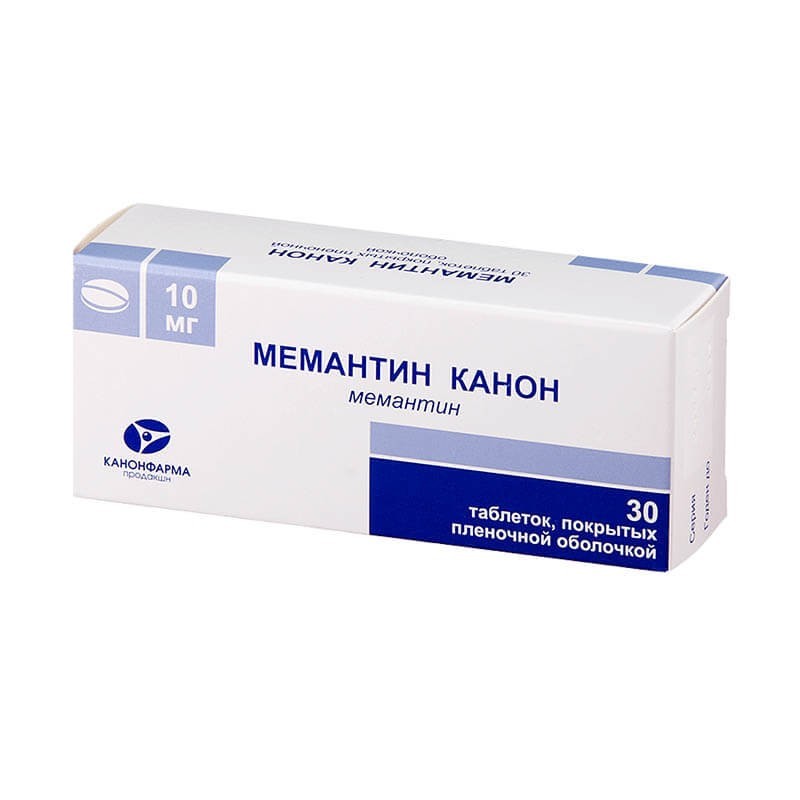 Drugs affecting the CNS, Pils «Memantine Canon» 10mg, Ռուսաստան