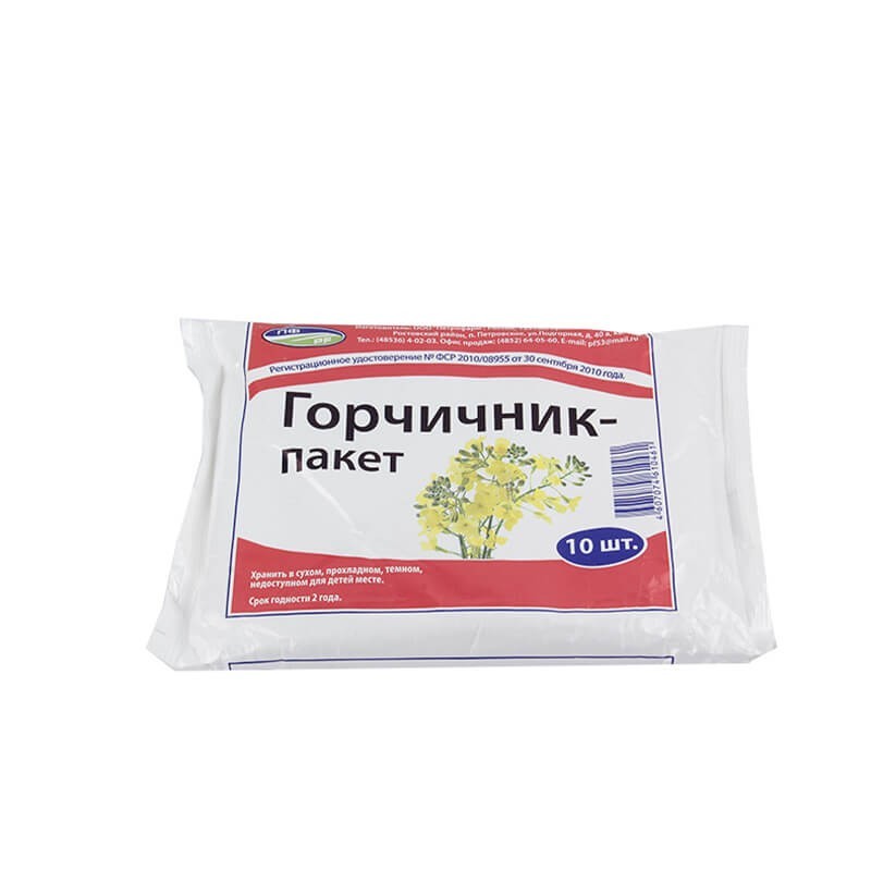 Medicines of local effect, Mustard packets «PF» , Ռուսաստան