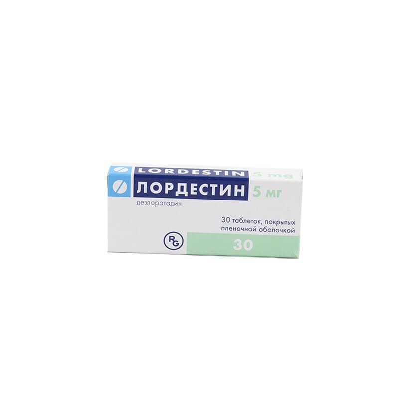 Antiallergic drugs, Pills «Lordestin» 5 mg, Վենգրիա