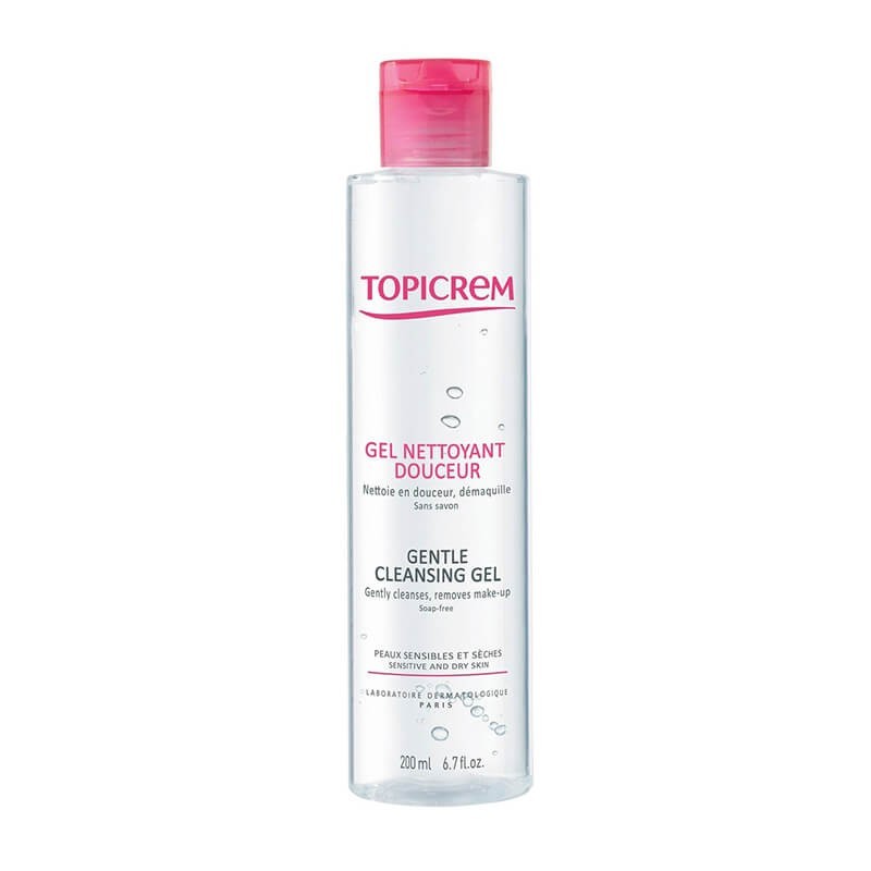 Face and body care, Cleansing gel «Topicrem» 200 ml, Ֆրանսիա